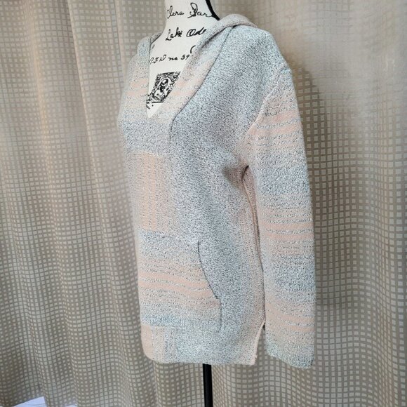 TNA Aritzia Baja Hoodie Poncho Pullover Top - Size M - Picture 2 of 10